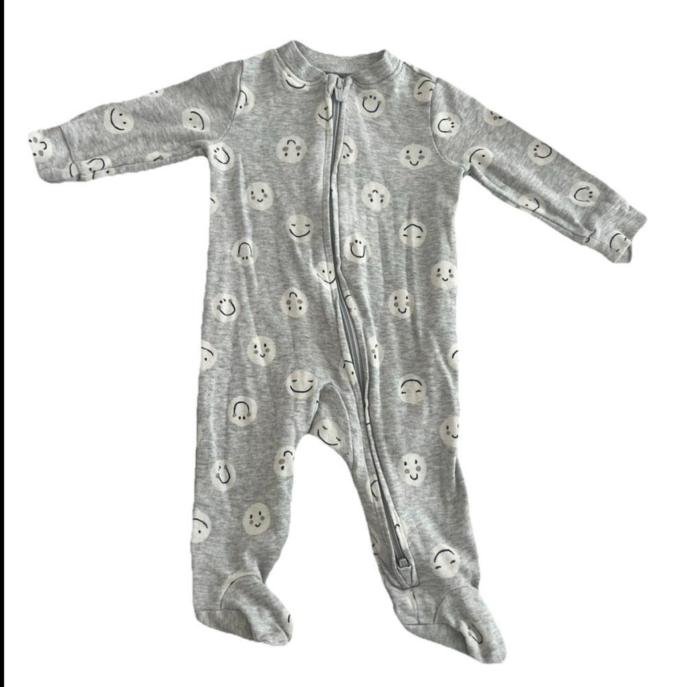 Huggies Baby Pajama Color Gray White 6 Months (0672)